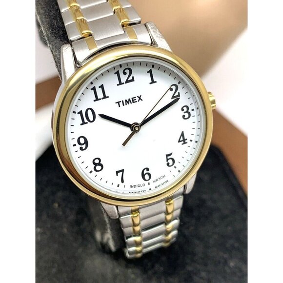 Timex Women\'s Watch TW2P78700 Indiglo Quartz Two Tone White Dial Expansion Band main image 15